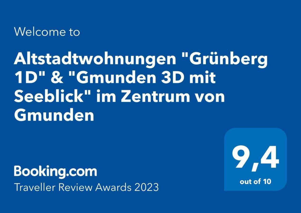 Altstadtwohnungen "Grunberg 1D" & "Gmunden 3D Mit Seeblick" Im Zentrum Von Gmunden Εξωτερικό φωτογραφία