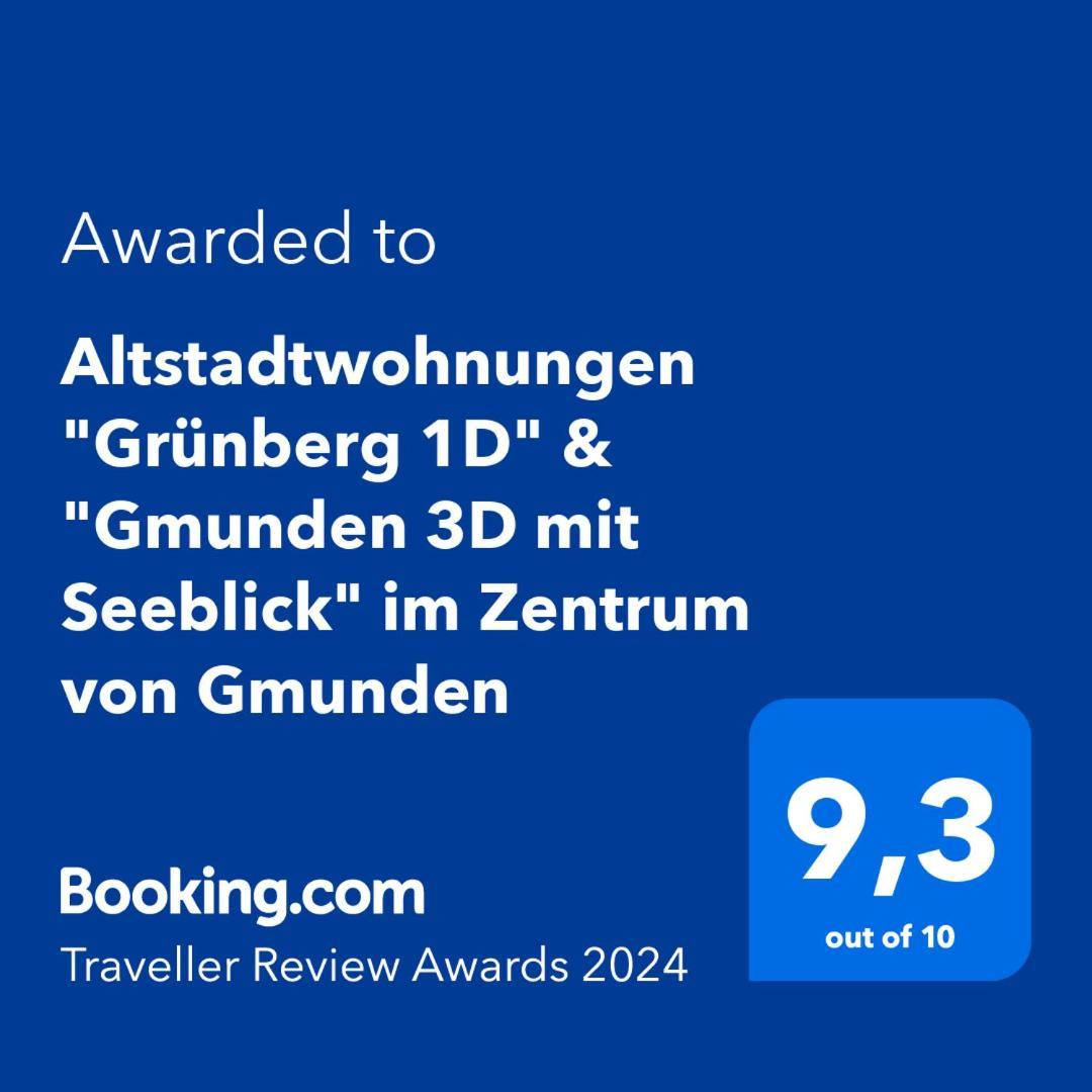 Altstadtwohnungen "Grunberg 1D" & "Gmunden 3D Mit Seeblick" Im Zentrum Von Gmunden Εξωτερικό φωτογραφία